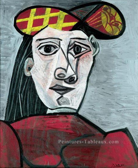 Buste de Femme au chapeau 1941 cubisme Pablo Picasso Peintures à l'huile